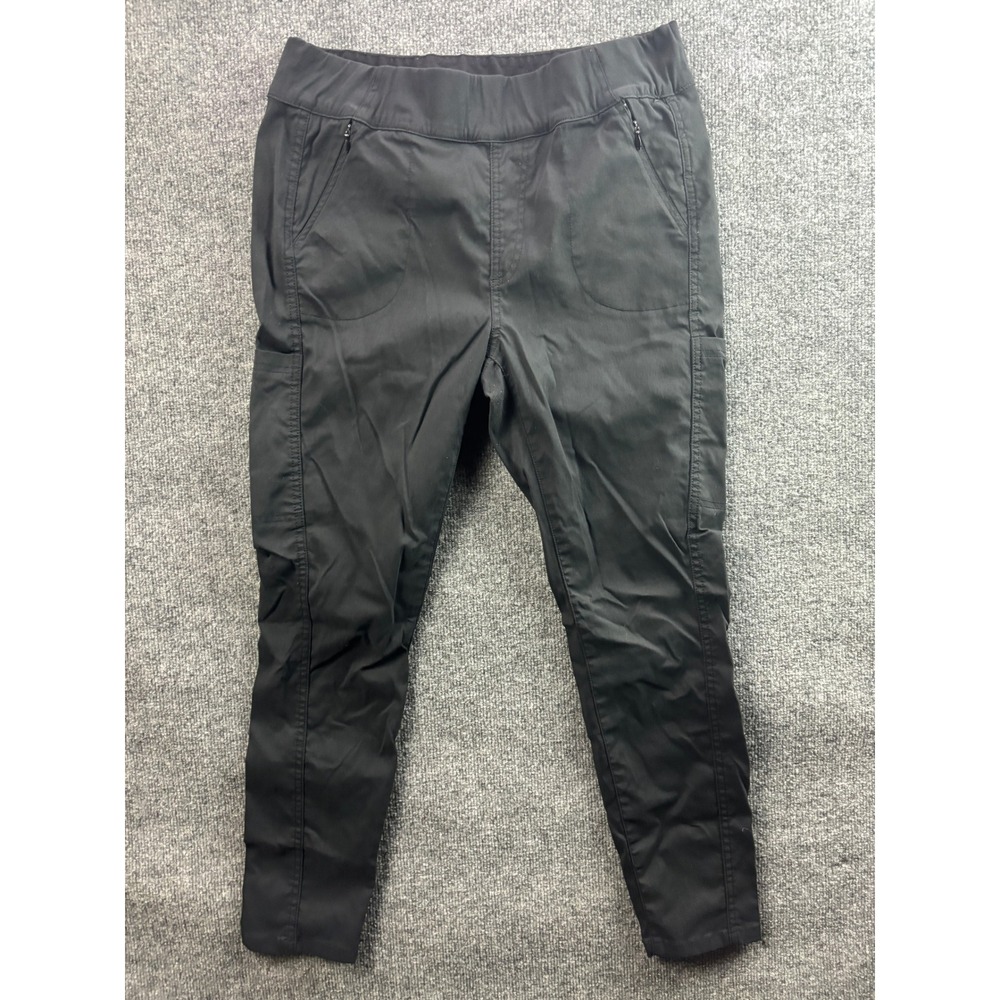 prAna Halle Pants Women XL Black Straight Leg Hiking Outdoor Stretch